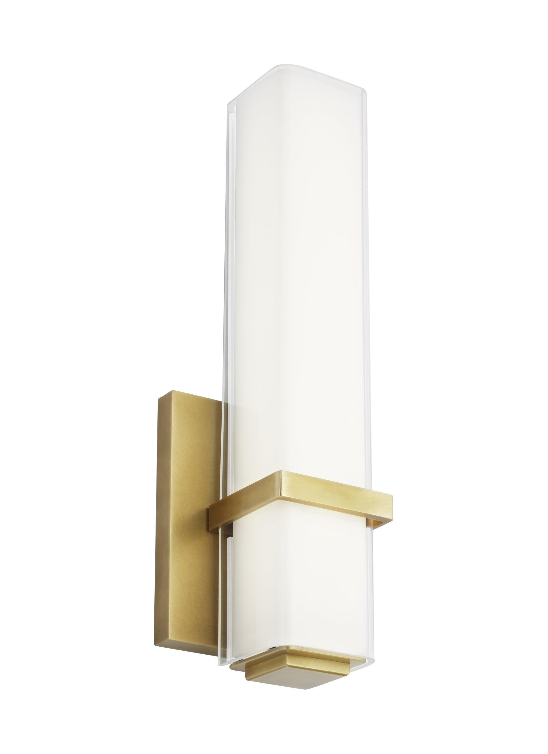 Milan LED wall sconce, Natural Brass - 700BCMLN13WNB
